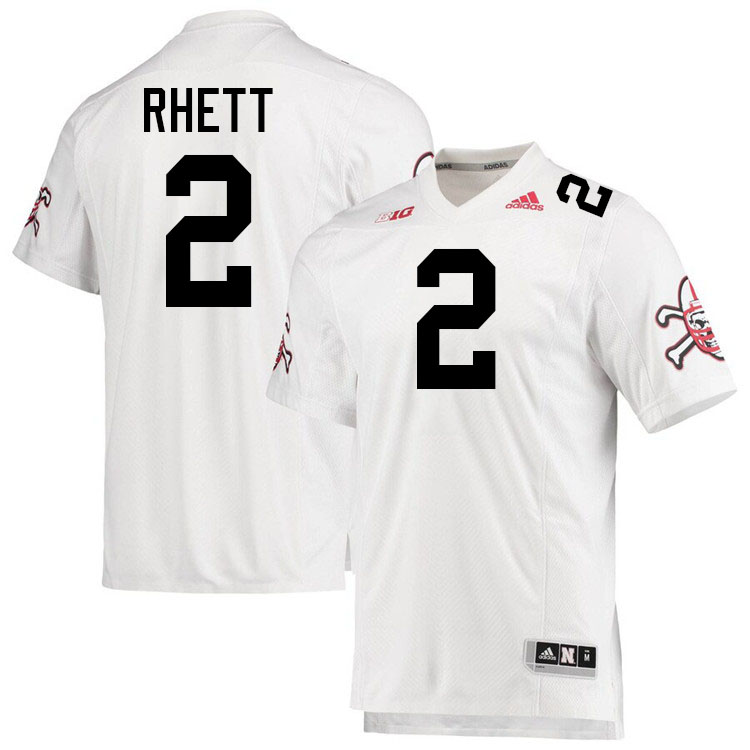 Justyn Rhett Nebraska Jersey,Nebraska Cornhuskers Football Uniforms,Jersey-Blackshirt Away